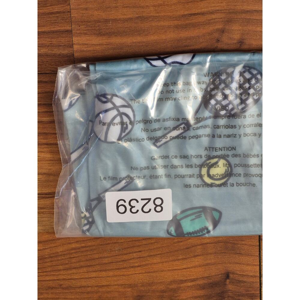 Carter's Pajama Pants Boys Size 4T Gray Elastic Waist Sports Soccer Tennis 8239 - Picture 7 of 7